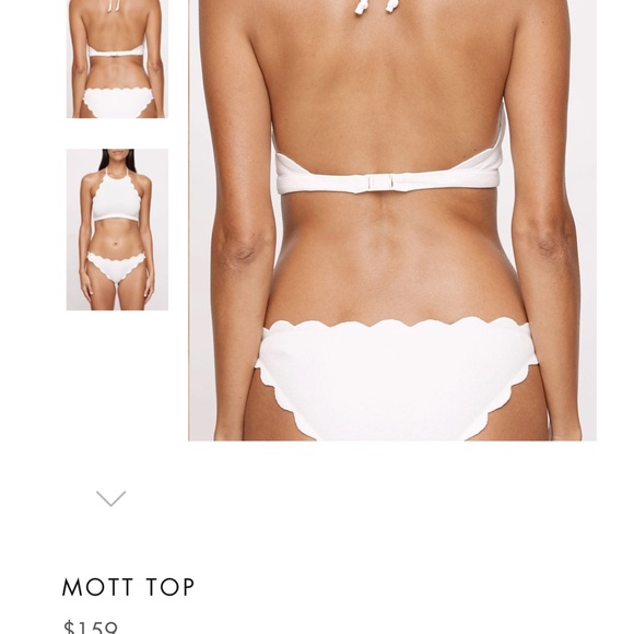 Marysia Black Bikini set Mott High Neck Bikini top & Antibes bottom. Sz L - Picture 7 of 7